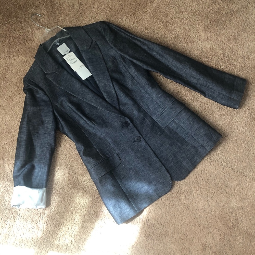 Halogen Linen Blazer - Picture 2 of 5